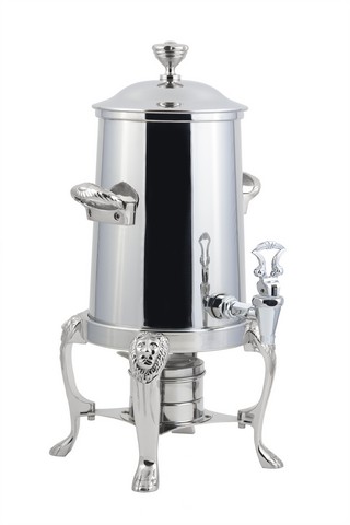 Picture of Bon Chef 48105C 5.50 gal Lion Non Insulated Coffee Urn with Chrome Trim