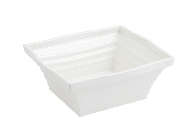 Picture of Bon Chef 53102IVORY 10.25 x 9 x 4 in. Americana Square 4 quart Bowl&#44; Ivory - 16 oz