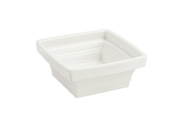 Picture of Bon Chef 53109IVORY 5.25 x 5.25 x 2.25 in. Americana Square 1 quart Bowl&#44; Ivory