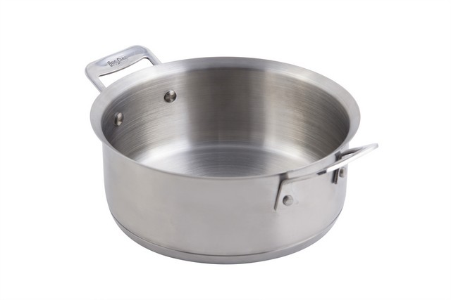 Picture of Bon Chef 60000 8.62 in. dia. Cucina Casserole with Lid & Induction Bottom, 3 quart
