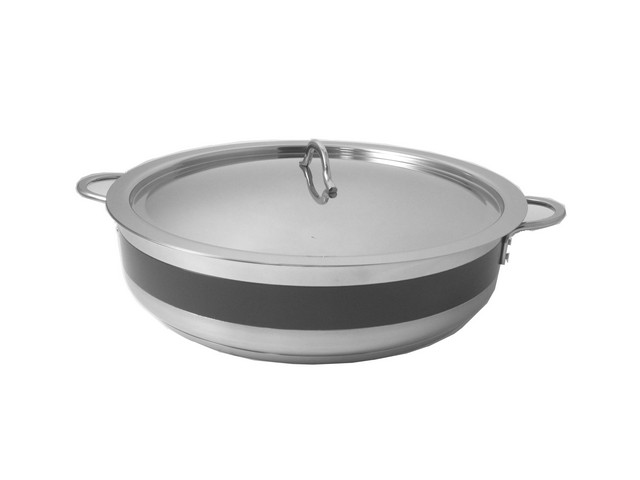 Picture of Bon Chef 60032CFCobaltBlue 14.75 in. dia. Classic Country French 9 quart Pot with Cover & Induction Bottom