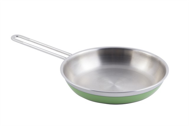Picture of Bon Chef 60307LIME 10.12 x 1.87 in.Classic Country French Collection Saute 1 quart Pan & Skillet Long Handle No Cover&#44; Lime - 20 oz