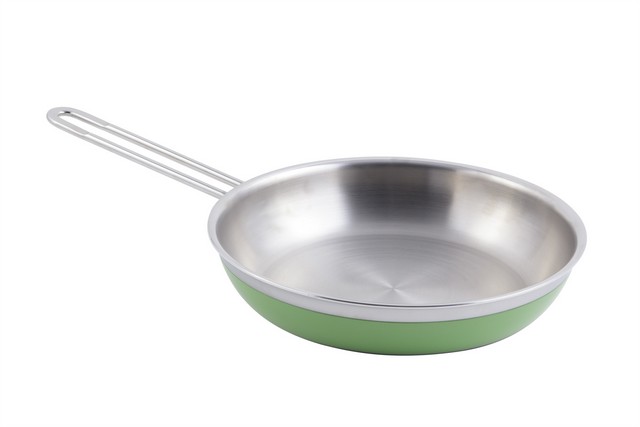 Picture of Bon Chef 60308LIME 11 x 2.12 in.Classic Country French Collection Saute 2 quart Pan & Skillet Long Handle No Cover&#44; Lime - 12 oz