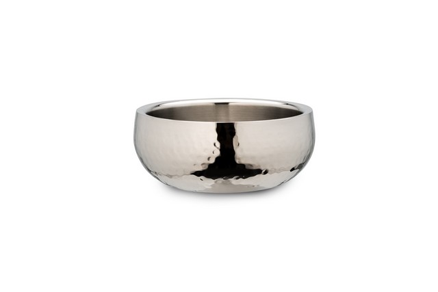 Picture of Bon Chef 61222 9 in. dia. Double Wall Bowl with Hammer, 3 quart