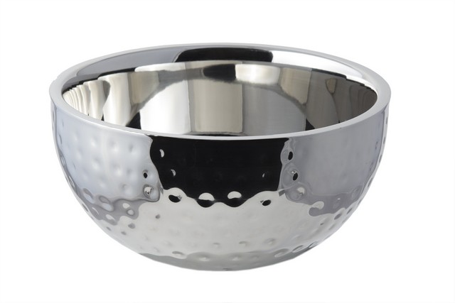 Picture of Bon Chef 61259 8.5 x 4.5 in. Classic Hammered Double Wall Bowl , 8 oz - 2 quart