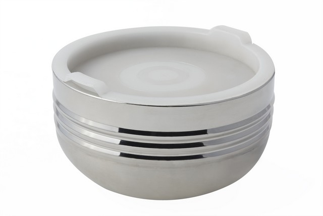 Picture of Bon Chef 9318 7.12 in. dia. Cold Wave Bowl & Stacking Cover, 1 quart - 20 oz