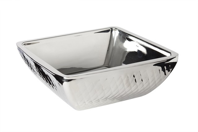 Picture of Bon Chef 9332DI 10.25 x 10.25 x 3.87 in. Square Diamond Cold Wave Bowl, 3 quart
