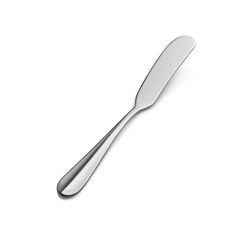 Picture of Bon Chef S113 6.60 x 2 x 2 in. Monroe Flat Handle Butter Spreader&#44; Pack of 12