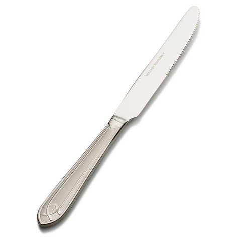 Picture of Bon Chef S1412 9.17 in. Viva Euro Solid Handle Dinner Knife&#44; Pack of 12