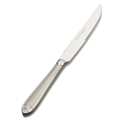 Picture of Bon Chef S1415 9.48 in. Viva Euro Solid Handle Steak Knife&#44; Pack of 12