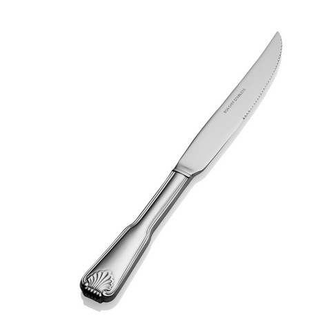 Picture of Bon Chef S2015 9.48 in. Shell Euro Solid Handle Steak Knife&#44; Pack of 12