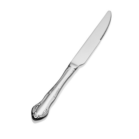 Picture of Bon Chef S2512 9.17 in. Elegant Euro Solid Handle Dinner Knife&#44; Pack of 12