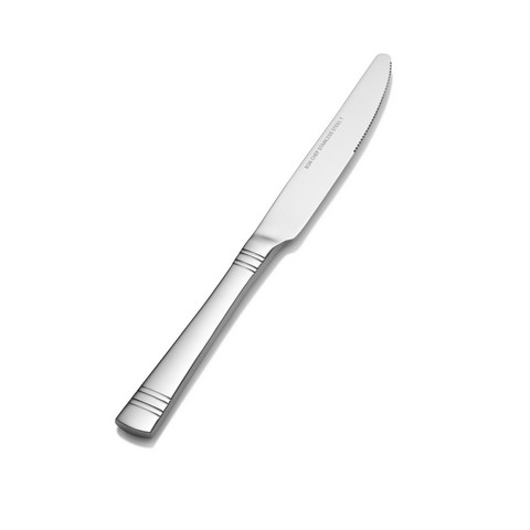 Picture of Bon Chef S2612 9.17 in. Julia Euro Solid Handle Dinner Knife&#44; Pack of 12