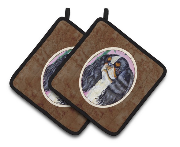 Picture of Carolines Treasures 7170PTHD English Toy Spaniel Pair of Pot Holders, 7.5 x 3 x 7.5 in.