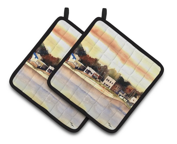 Picture of Carolines Treasures 8121LPTHD The Pass Pair of Pot Holders, 7.5 x 3 x 7.5 in.