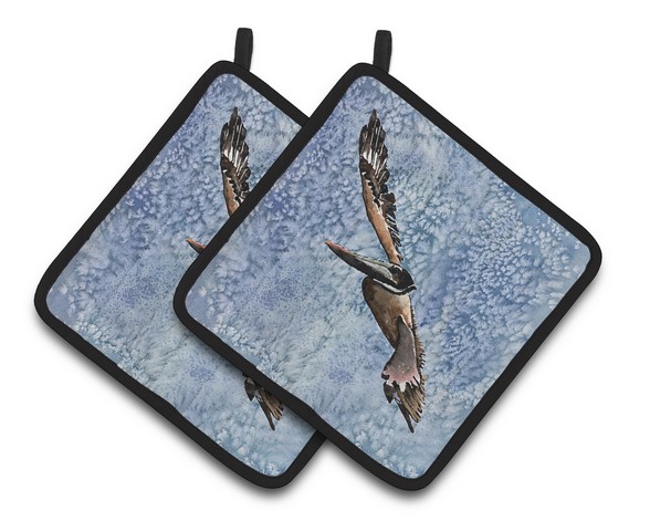 Picture of Carolines Treasures 8150PTHD Pelican Pair of Pot Holders, 7.5 x 3 x 7.5 in.