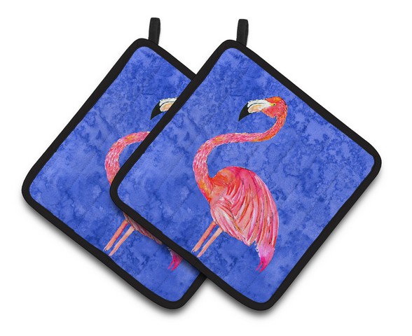 Picture of Carolines Treasures 8685PTHD Flamingo Pair of Pot Holders, 7.5 x 3 x 7.5 in.