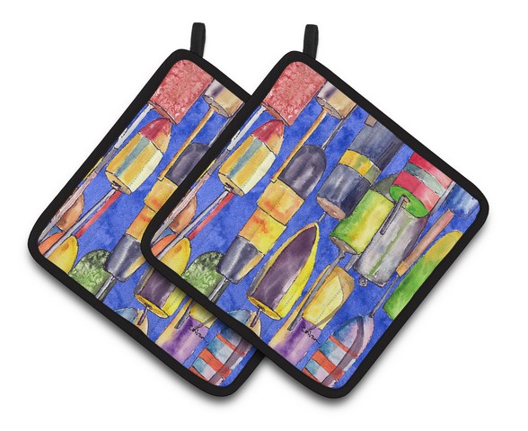 Picture of Carolines Treasures 8723-3PTHD Lobster Bouys Pair of Pot Holders, 7.5 x 3 x 7.5 in.
