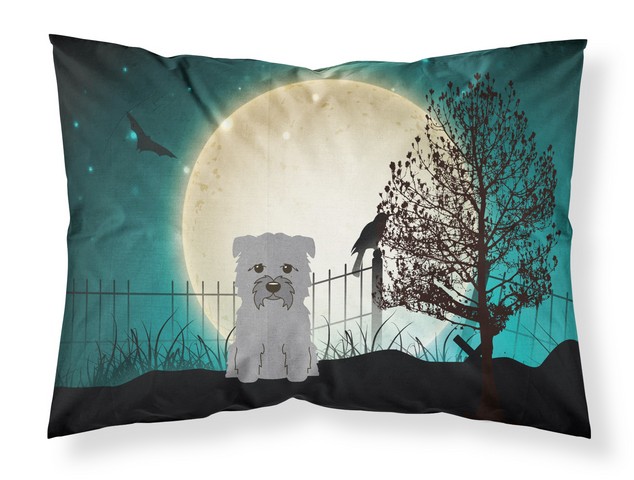 BB2249PILLOWCASE Halloween Scary Glen of Imal Grey Fabric Standard Pillowcase, 20.5 x 0.25 x 30 in.