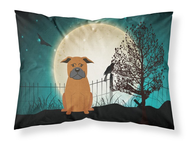 Halloween Scary Chinese Chongqing Dog Fabric Standard Pillowcase