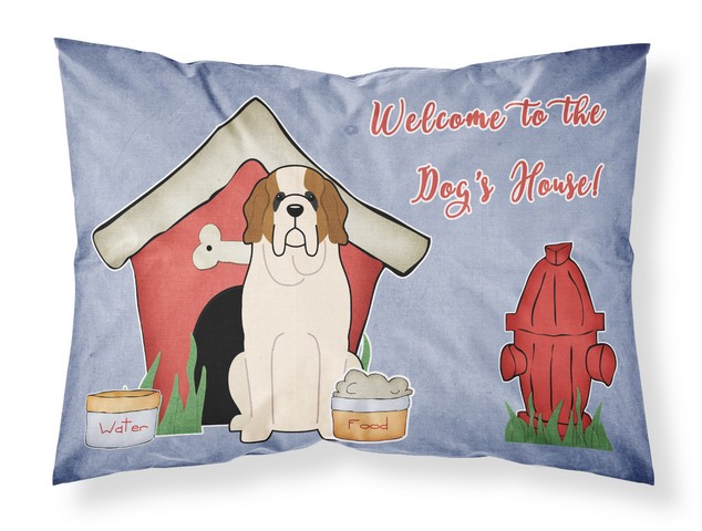 Dog House Collection Saint Bernard Fabric Standard Pillowcase