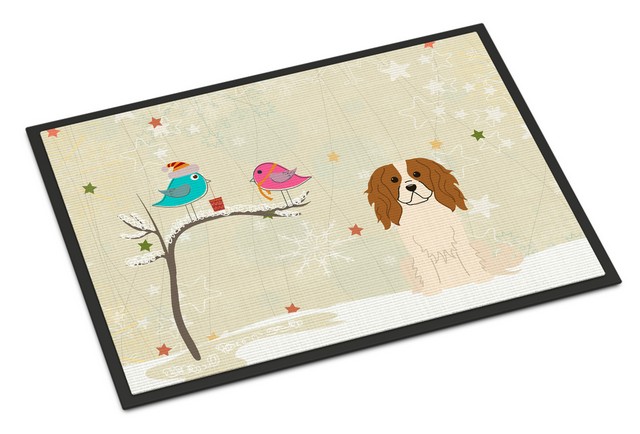 BB2530MAT Christmas Presents Between Friends Cavalier Spaniel Indoor or Outdoor Mat, 18 x 0.25 x 27 in.