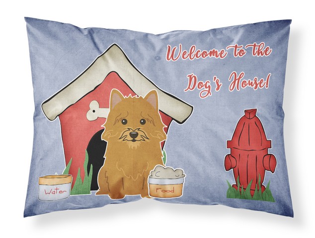 Dog House Collection Norwich Terrier Fabric Standard Pillowcase