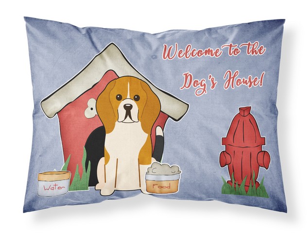 Dog House Collection Beagle Tricolor Fabric Standard Pillowcase