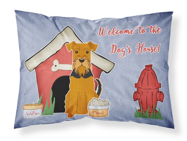 Dog House Collection Airedale Fabric Standard Pillowcase
