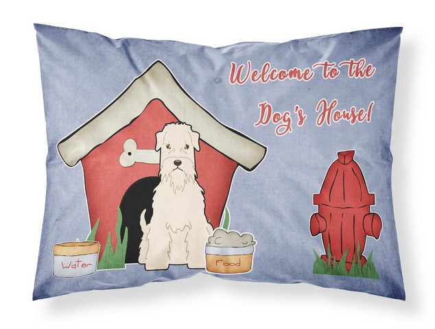 Dog House Collection Soft Coated Wheaten Terrier Fabric Standard Pillowcase, 20.5 x 0.25 x 30 in.