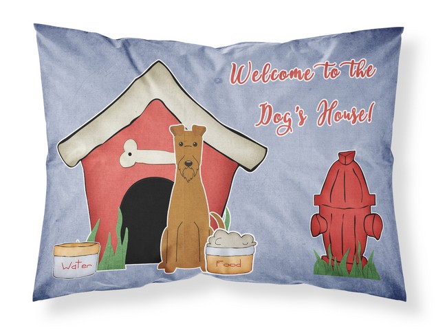 BB2816PILLOWCASE Dog House Collection Irish Terrier Fabric Standard Pillowcase, 20.5 x 0.25 x 30 in.