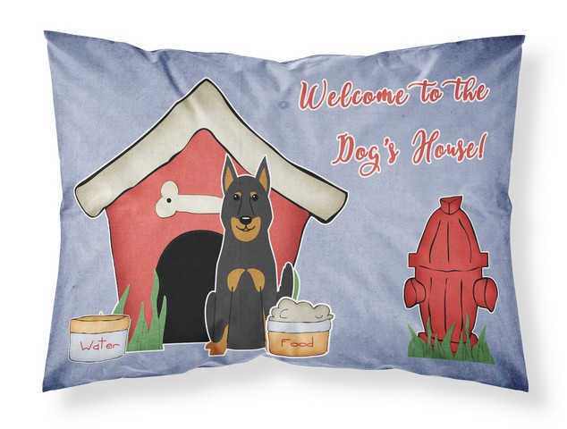 Dog House Collection Beauce Shepherd Dog Fabric Standard Pillowcase