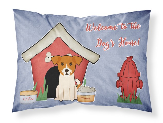 Dog House Collection Jack Russell Terrier Fabric Standard Pillowcase