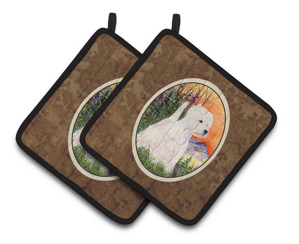 Picture of Carolines Treasures SS1013PTHD Westie Pair of Pot Holders, 7.5 x 3 x 7.5 in.