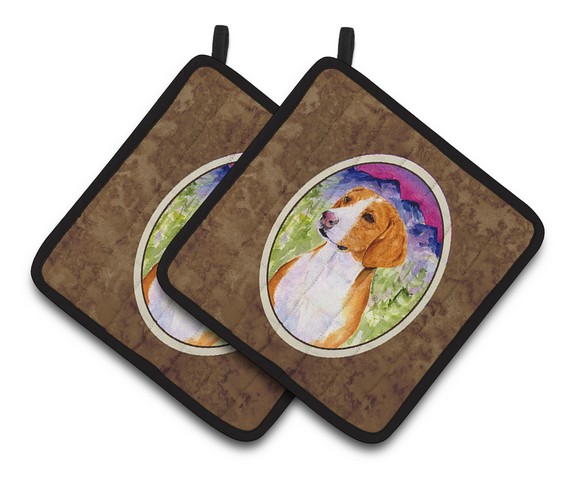 Picture of Carolines Treasures SS1020PTHD Drever Pair of Pot Holders, 7.5 x 3 x 7.5 in.