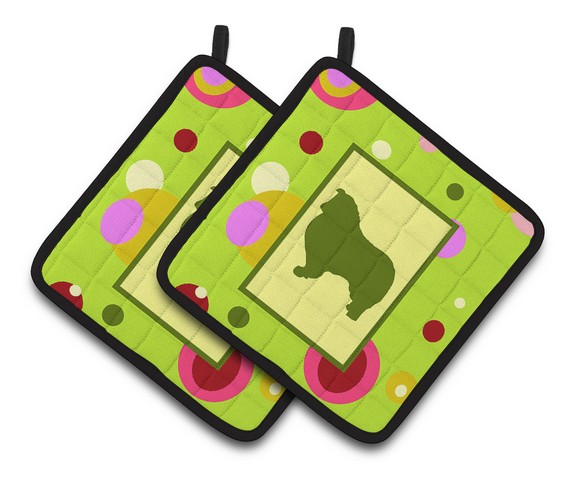 Collie Pair of Pot Holders