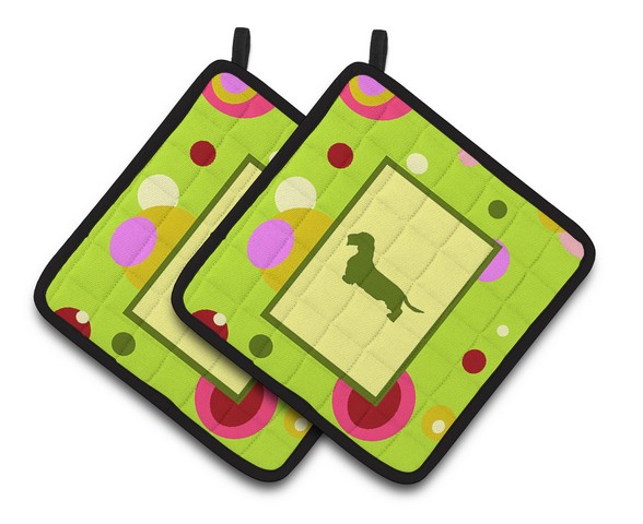 Dachshund Pair of Pot Holders