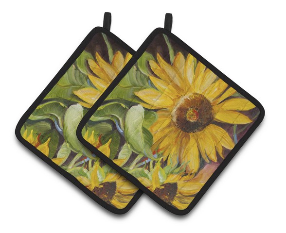 Sunflowers Pair of Pot Holders, 7.5 x 3 x 7.5 in.
