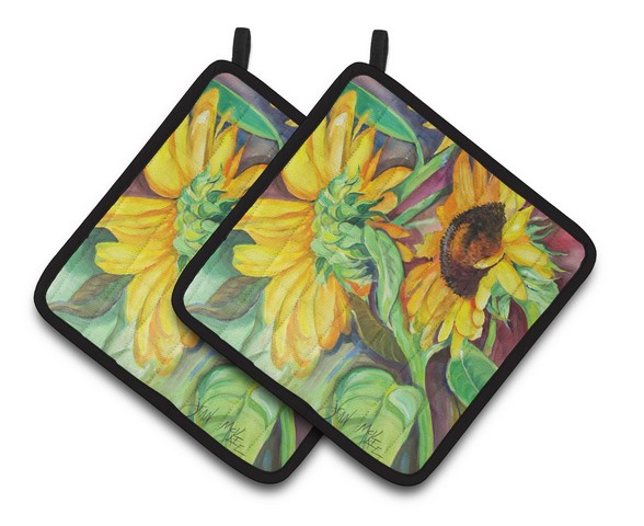 Sunflowers Pair of Pot Holders