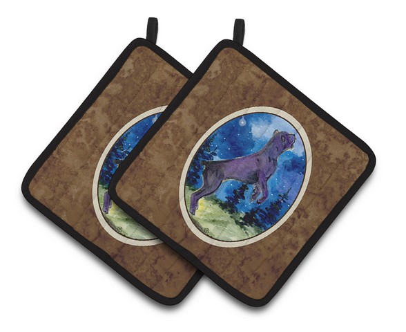 Picture of Carolines Treasures SS8999PTHD Cane Corso Pair of Pot Holders, 7.5 x 3 x 7.5 in.