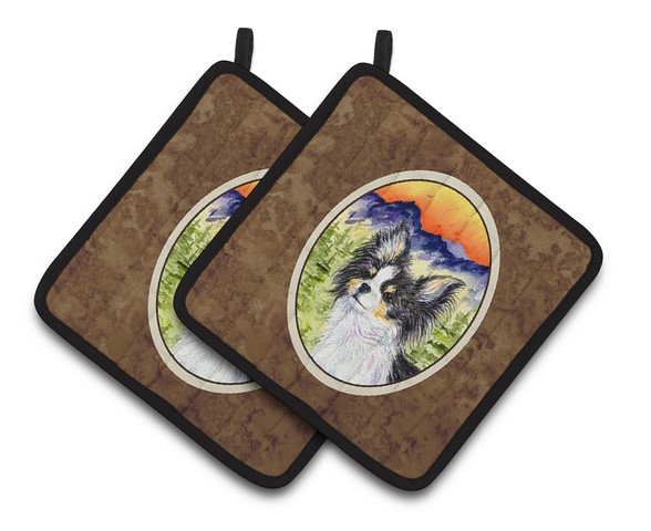Picture of Carolines Treasures SS8517PTHD Chihuahua Pair of Pot Holders, 7.5 x 3 x 7.5 in.