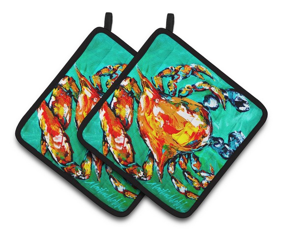 Crab Pair of Pot Holders