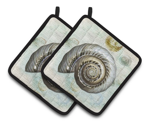 Picture of Carolines Treasures SB3033PTHD Shells Pair of Pot Holders, 7.5 x 3 x 7.5 in.