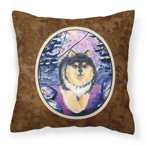 Finnish Lapphund Fabric Decorative Pillow