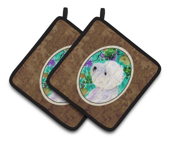 Picture of Carolines Treasures SS1064PTHD Westie Pair of Pot Holders, 7.5 x 3 x 7.5 in.