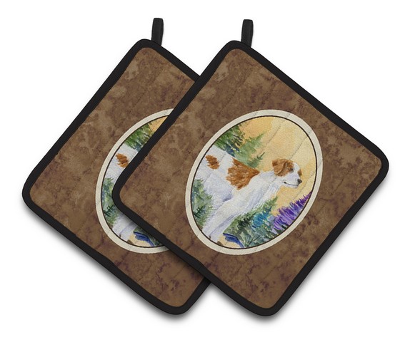 Picture of Carolines Treasures SS8146PTHD Setter Pair of Pot Holders, 7.5 x 3 x 7.5 in.