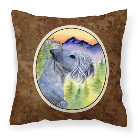 Cesky Terrier Fabric Decorative Pillow - 14 x 3 x 14 in.