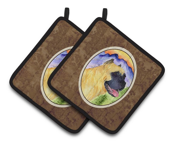 Picture of Carolines Treasures SS8233PTHD Cane Corso Pair of Pot Holders, 7.5 x 3 x 7.5 in.