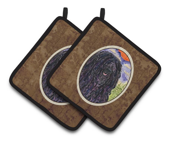 Picture of Carolines Treasures SS8623PTHD Puli Pair of Pot Holders, 7.5 x 3 x 7.5 in.