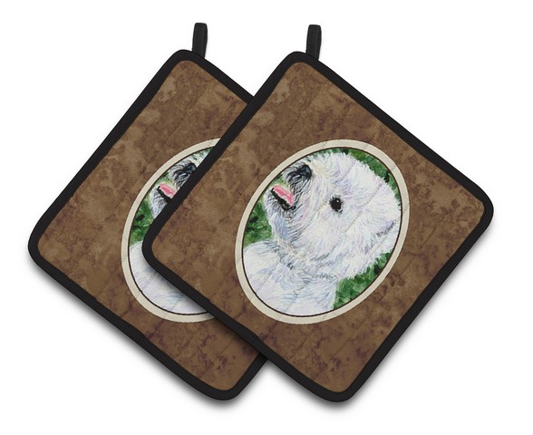 Picture of Carolines Treasures SS8802PTHD Westie Pair of Pot Holders, 7.5 x 3 x 7.5 in.